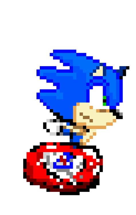 Handmade Pixel Art How To Draw Sonic Pixelart Images
