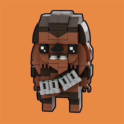 Lego Brickheadz Moc Chewbacca Lego Military Lego Chewbacca Lego