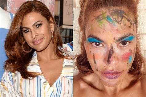 Eva Mendes Reveals Colorful Makeover From Her Daughters