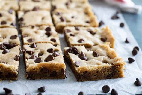 Soft Chocolate Chip Cookie Bars Recipe Taste And Tell