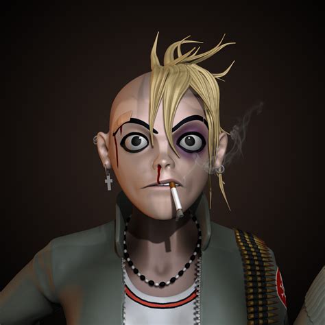 Artstation Tank Girl Sculpt