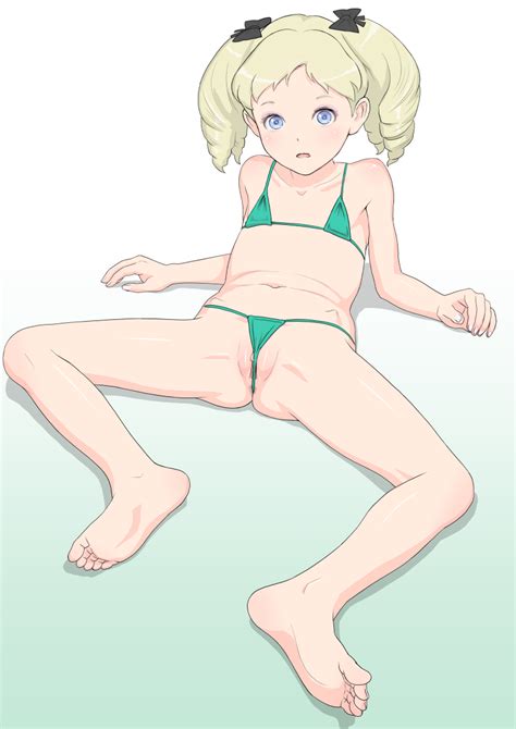 Takatou Sora Aurore Takatou Sora Girl Barefoot Bikini Blonde