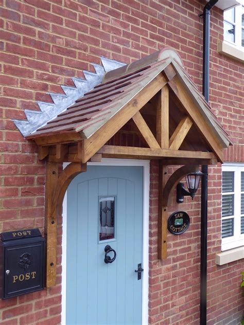 See more ideas about porch roof, gardens and balcony. Oak Front Door Canopy Porch Hand Made Porch - Size 2 ...