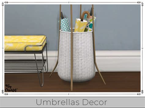 Chicklets Stay Awhile Umbrellas Deco In 2021 Furnishings Sims 4 Deco