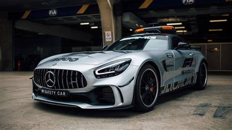 From march 2010, the official f1 safety car will be deployed whenever hazardous situations such as accidents or bad weather endanger normal racing. Mercedes-AMG GT R F1 Safety Car 5K Wallpaper | HD Car Wallpapers | ID #12493