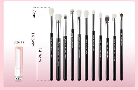 jessup makeup brush set 15pcs eyeshadow blending concealer soft eye brushes set 6971093061770 ebay