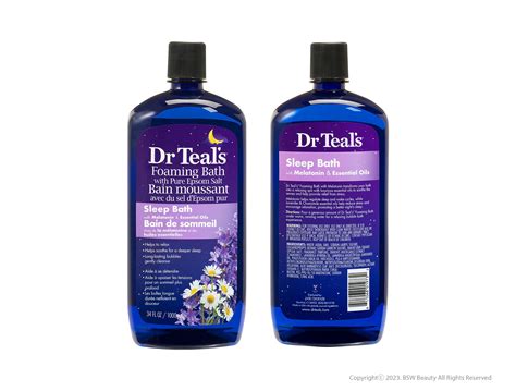 Dr Teals Foaming Bath With Pure Epsom Salt Sleep Bath 34oz
