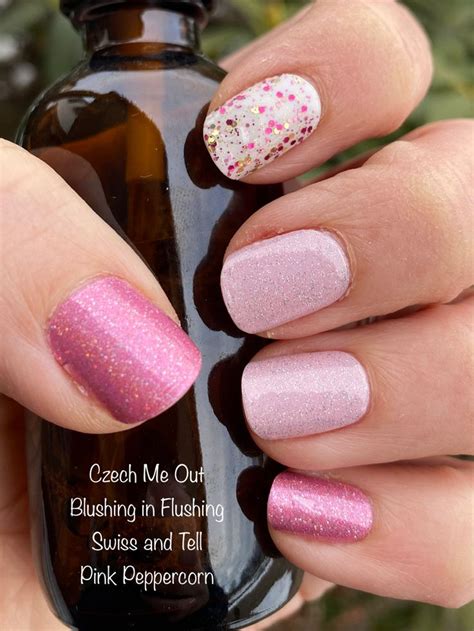Color Street Pink Mixed Mani Color Street Nails Nail Color Combos Nail Colors