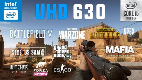 Intel Uhd Graphics 630 Test In 10 Games Youtube