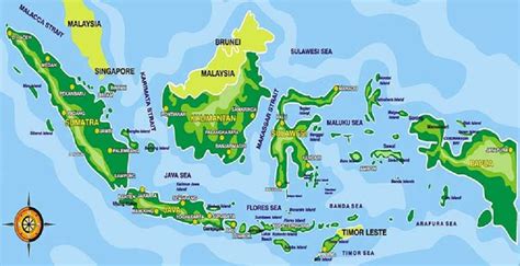Gambar Peta Indonesia Lengkap Tarunas