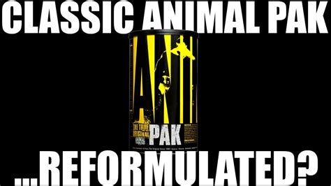 Meet The New And Improved Animal Pak The Product That Started A Brand
