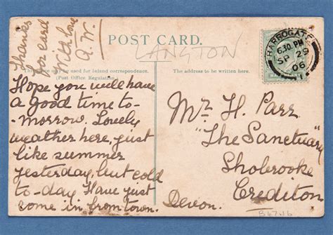 Postcard Play 1890