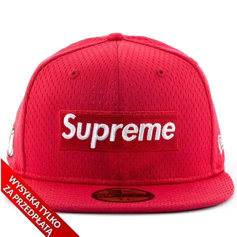 Supreme frayed logos denim camp cap black. Supreme cap fitted Mesh Box Logo New Era 59FIFTY red ...