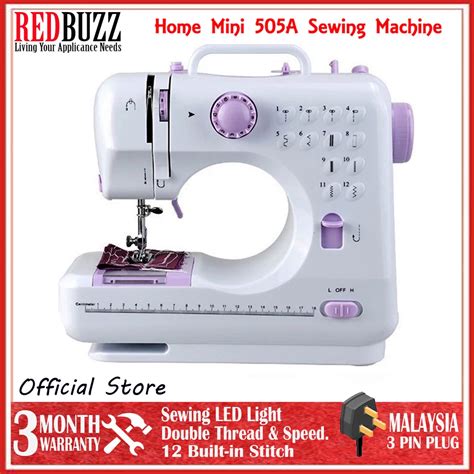 Redbuzz Sewing Machine Fhsm 505a Pro Upgraded 12 Sewing Portable Mini