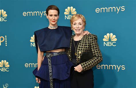 Sarah Paulson Hits The 2022 Emmys Red Carpet With Holland Taylor