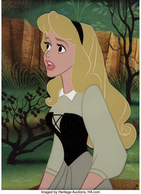 Sleeping Beauty Briar Rose Production Cel Walt Disney 1959