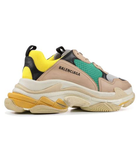 The shoes feature an athletic lacing system with 12 fabric eyelets. Balenciaga Yellow Casual Shoes - Buy Balenciaga Yellow ...