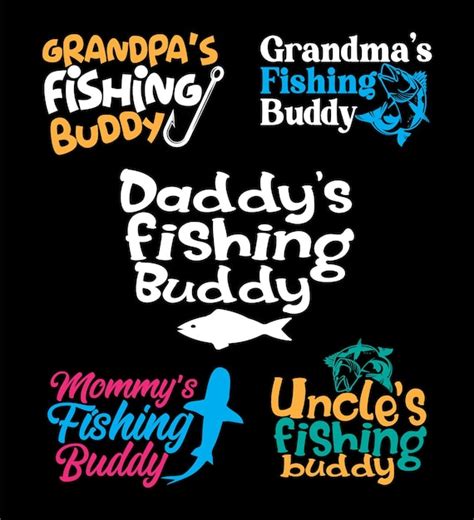 Paquete De Diseño De Camiseta Fishing Buddy Camiseta De Pesca