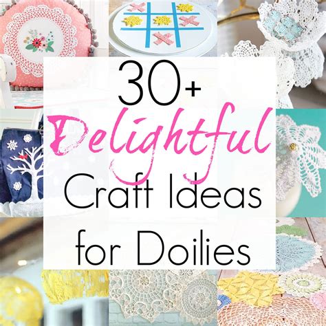 Doily Crafts And Upcycling Ideas For Vintage Doilies