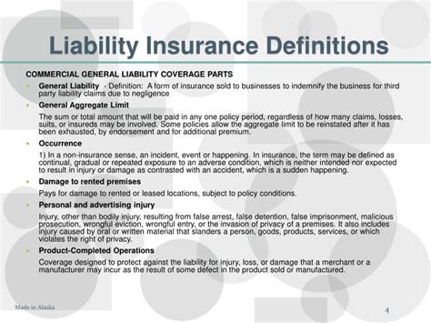 Commercial general liability insurance protects your company from the legal costs of common customer lawsuits. PPT - Insurance For Small Business PowerPoint Presentation - ID:2158552