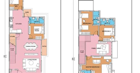 Floor Plan Feng Shui 平面图の风水 Seri Residensi Phase 2 Primrose
