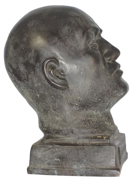 Sold Price Antique Vintage Cast Iron Bust Benito Mussolini Invalid