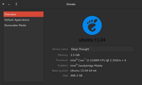 You should now see a simple window with the basic information of the system. Check version Ubuntu - Jundat95