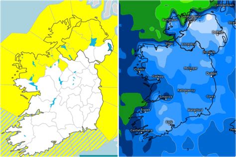 Ireland Weather Status Yellow Wind Warning Issued For Donegal And