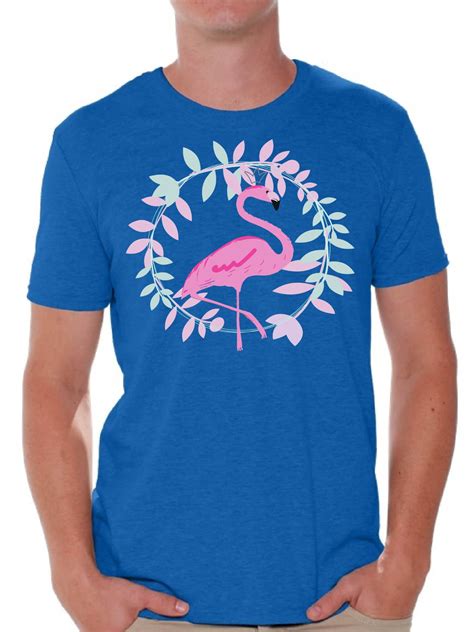 Awkward Styles Awkward Styles Flamingo Crown T Shirt For Men Summer