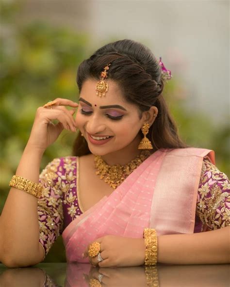 south indian bride hairstyle engagement hairstyles