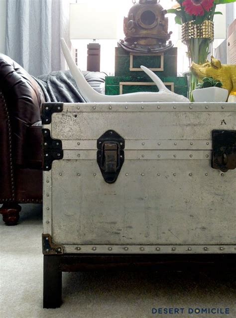 Diy Trunk Coffee Table Trunks And Chests Old Trunks Vintage Trunks