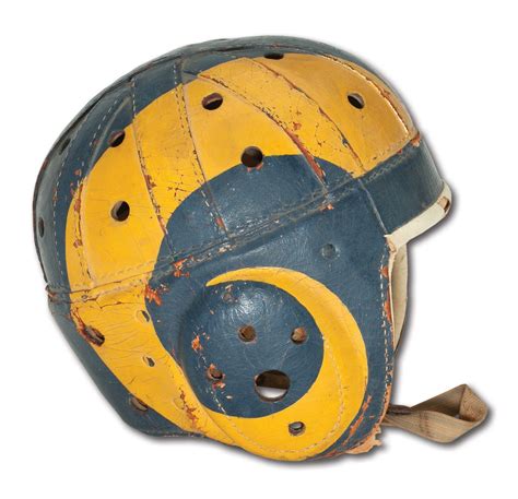 A Small Gallery Of Vintage Football Helmets From The Pro Football Hof