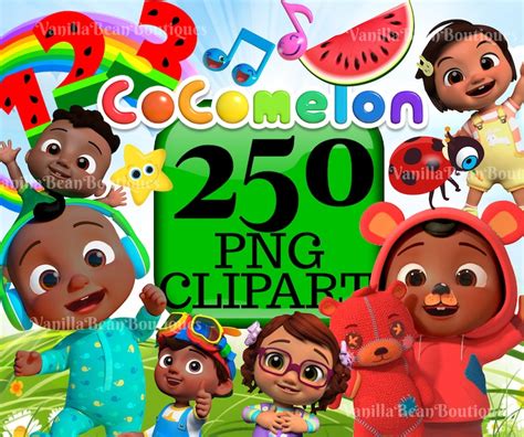 African American Cocomelon Png Clip Art Printable Images Etsy Finland