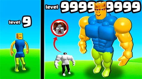 A EvoluÇÃo Do Noob Musculoso → Roblox Mega Noob Simulator 📱🎮 Youtube