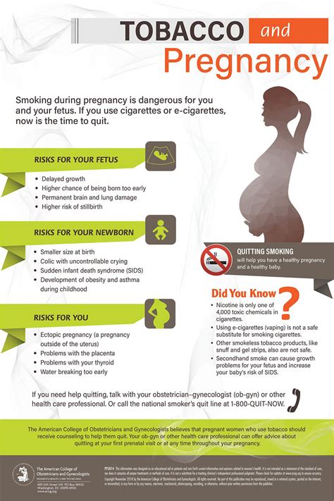 Tobacco And Pregnancy Infographic Infographics
