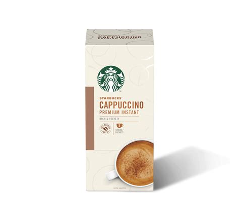Instant Cappuccino Sachets Starbucks Coffee At Home
