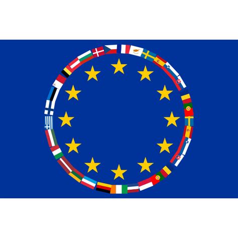 European Union Flags Free Svg