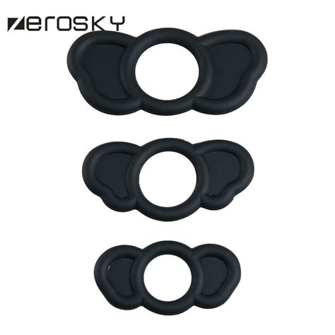 zerosky 3 sizes box stretchy silicone male penis ring delay ejaculation g spot massage cock ring
