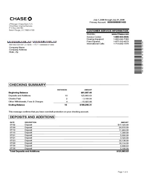 A bank statement is a document you receive every quarter or month that summarizes your activity showing what money went in and out of a bank account. Sample Bank Statement Free Download