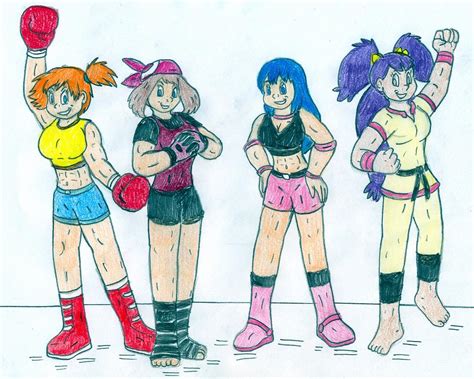 fighter pokegirls by jose ramiro on deviantart