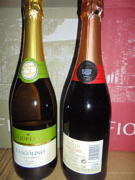 Игристое вино и шампанское из шампани. Фраголино Фиорелли (Fragolino Fiorelli) оптом 1.98Евро ...