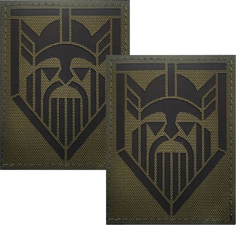 2 Pcs Aliplus Viking Patches Ir Infrared Reflective Patches