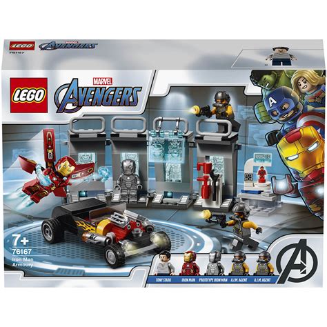 Lego Marvel Avengers Iron Man Armory Set 76167 Iwoot Uk