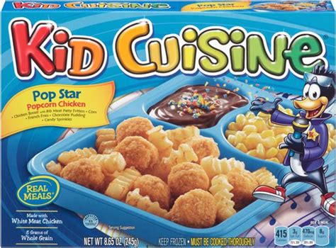 Kid Cuisine Pop Star Popcorn Chicken Frozen Dinnerbox Hy Vee Aisles