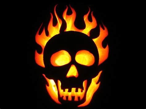 flaming skull 2008 pumpkin carving kits amazing pumpkin carving halloween pumpkin stencils