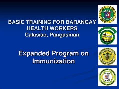Ppt Basic Training For Barangay Health Workers Calasiao Pangasinan Powerpoint Presentation