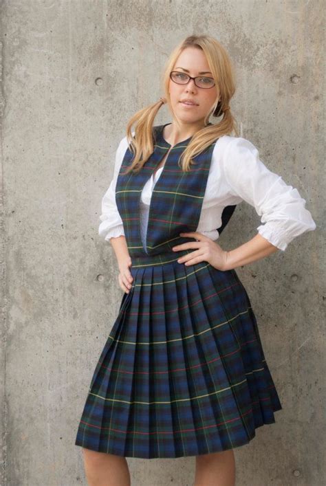 Pin By Jason Patterson On Pleated Plaid Dress Vintage Beautiful Outfits Plaid Dress