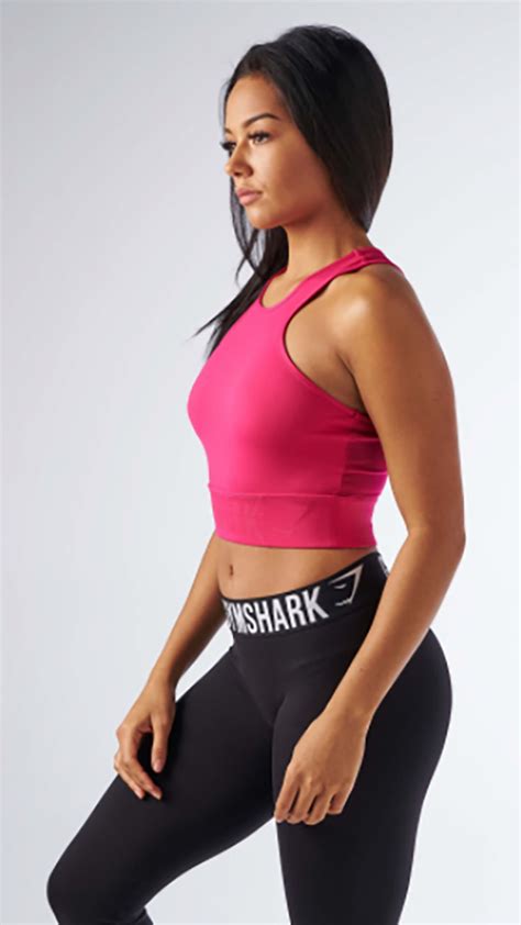 Check spelling or type a new query. The Gymshark Serene Sports Crop Top in cranberry is a ...