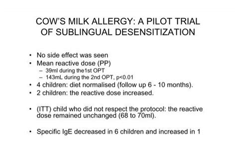 Cows Milk Allergy A P