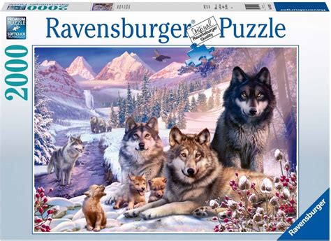 Ravensburger Legpuzzel Wolven In De Sneeuw 2000 Stukjes De